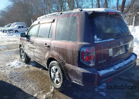 2007 Honda Pilot Ex из США, поврежденный, VIN 2HKYF18417H511115